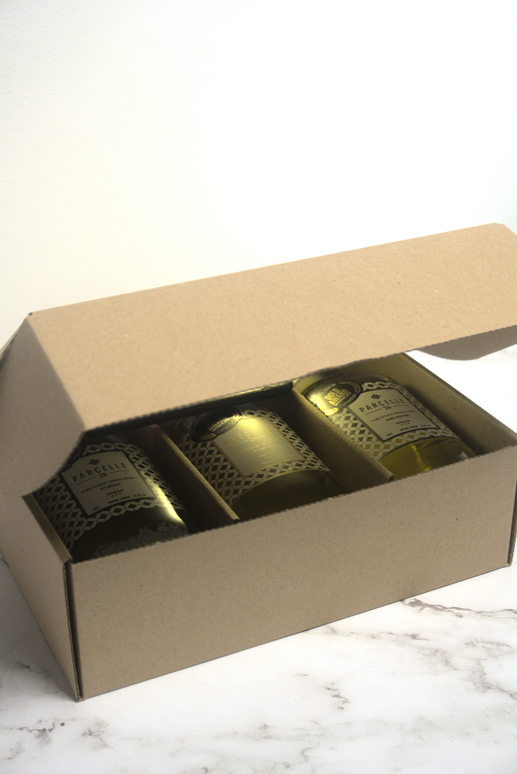 Gamme parfaite et coffret kraft